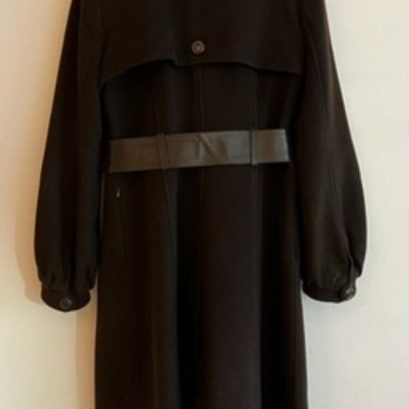 Mackage Brown Wool Double-Breasted Coat Size M! - Picture 4 of 16